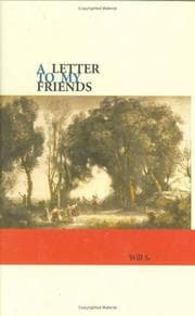 Tapa de A Letter to My Friends