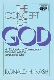 Tapa de The concept of God