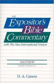 Tapa de The expositor's Bible commentary