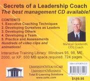 Tapa de Secrets of a Leadership Coach