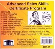 Tapa de Advanced Sales Skills Certificate Program