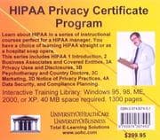 Tapa de HIPAA Privacy Certificate Program