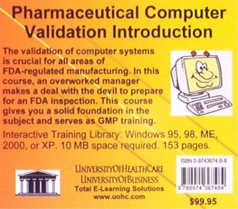 Tapa de Pharmaceutical Computer Validation Introduction