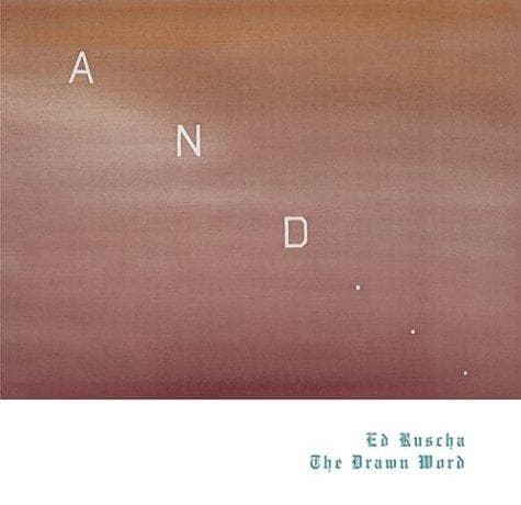Tapa de Ed Ruscha, the drawn word