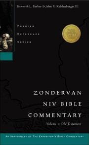 Tapa de Zondervan NIV Bible commentary
