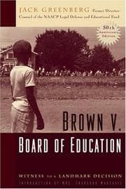 Tapa de Brown v. Board of Education