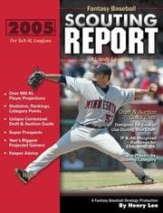 Tapa de Fantasy Baseball Scouting Report