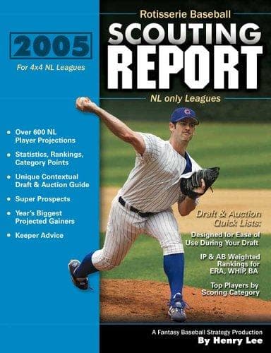 Tapa de Rotisserie Baseball Scouting Report