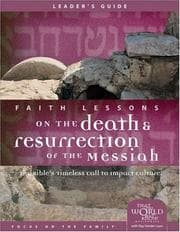 Tapa de Faith Lessons on the Death and Resurrection of the Messiah (Church Vol. 4) Leader's Guide