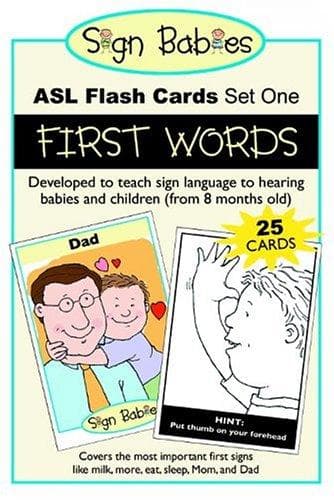 Tapa de Sign Babies ASL Flash Cards, Set One