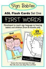 Tapa de Sign Babies ASL Flash Cards, Set One