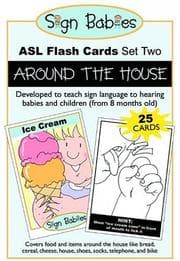 Tapa de Sign Babies ASL Flash Cards, Set Two