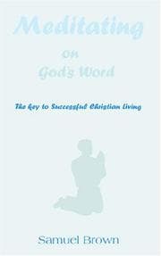 Tapa de Meditating On God's Word