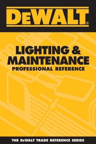 Tapa de DEWALT Lighting & Maintenance Professional Reference (Dewalt Trade Reference Series)