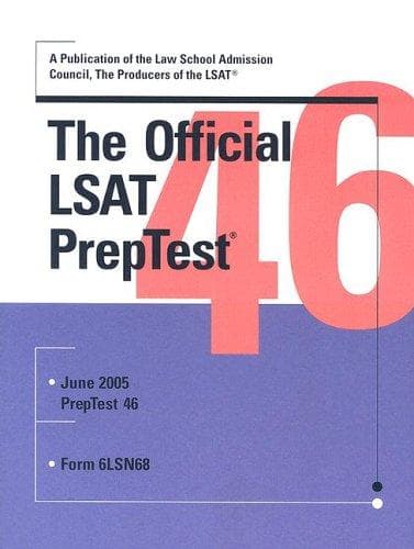 Tapa de The Official PrepTest 46