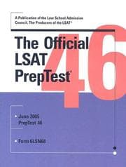 Tapa de The Official PrepTest 46