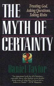 Tapa de The myth of certainty
