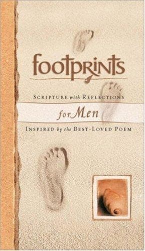 Tapa de Footprints Scripture with Reflections for Men
