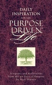 Tapa de Daily inspiration for the purpose-driven life