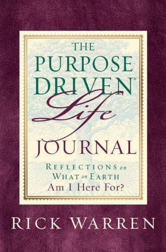 Tapa de The Purpose-Driven Life Journal
