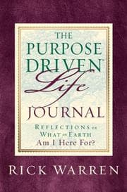 Tapa de The Purpose-Driven Life Journal