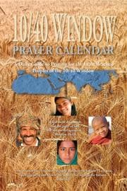 Tapa de 10/40 Window Prayer Calendar