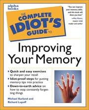 Tapa de The Complete Idiot's Guide to Improving Your Memory