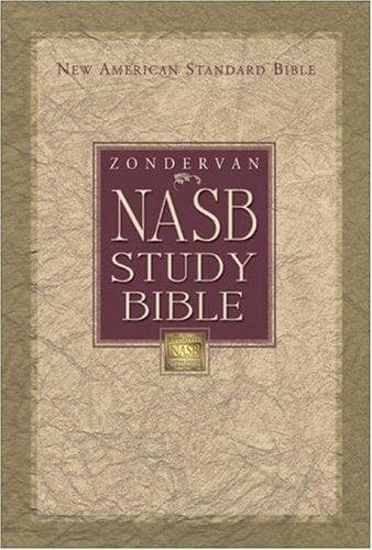 Tapa de Zondervan Nasb Study Bible
