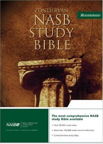 Tapa de Zondervan Nasb Study Bible