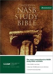 Tapa de Zondervan Nasb Study Bible