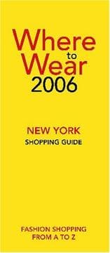 Tapa de Where to Wear New York Shopping Guide