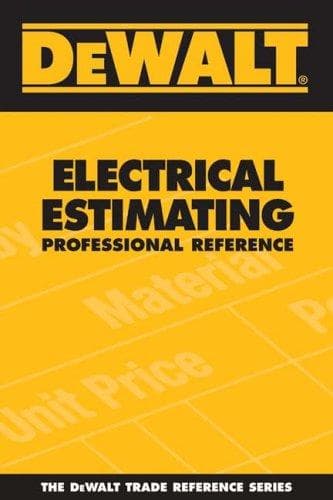 Tapa de DEWALT  Electrical Estimating Professional Reference (Dewalt Trade Reference Series)