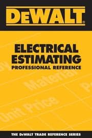 Tapa de DEWALT  Electrical Estimating Professional Reference (Dewalt Trade Reference Series)
