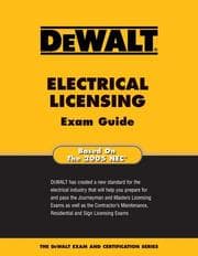 Tapa de DEWALT  Electrical Licensing Exam Guide (Dewalt Exam/Certification Series)