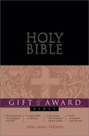 Tapa de KJV Gift and Award Bible