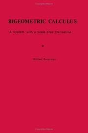 Tapa de Bigeometric Calculus