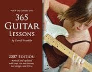 Tapa de 365 Guitar Lessons, 2007 Note-A-Day Calendar for Guitar
