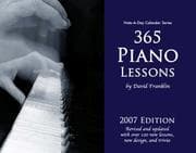 Tapa de 365 Piano Lessons 2007 Note-A-Day Calendar for Piano