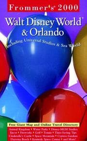 Tapa de Frommer's Walt Disney World and Orlando 2000