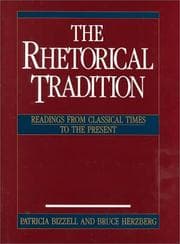 Tapa de The Rhetorical tradition : readings from classical times to the present