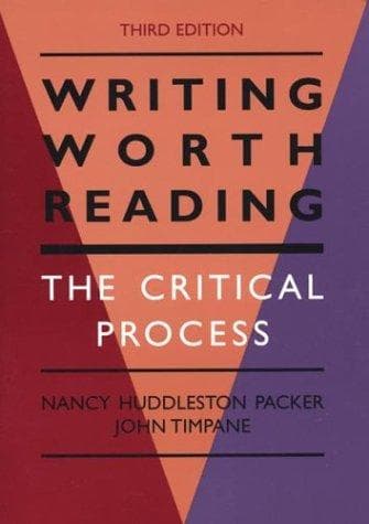 Tapa de Writing worth reading