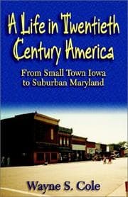 Tapa de A life in twentieth century America
