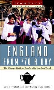 Tapa de Frommer's England from $70 a day