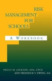 Tapa de Risk management for schools