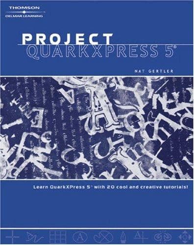 Tapa de Project QuarkXPress 5
