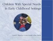 Tapa de Children with special needs in early childhood settings