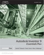 Tapa de Autodesk Inventor 9 essentials plus