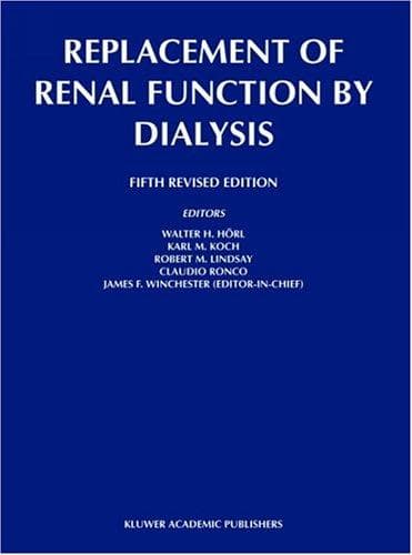 Tapa de Replacement of Renal Function by Dialysis