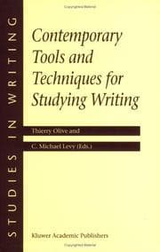 Tapa de Contemporary Tools and Techniques for Studying Writing