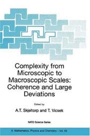 Tapa de Complexity from microscopic to macroscopic scales